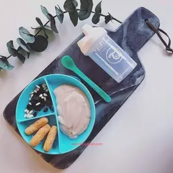 قاشق غذاخوری آبی تویست شیک 2 عددی کودک Twistshake