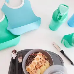 ست قاشق چنگال و کارد استیل تویست شیک مشکی Twistshake