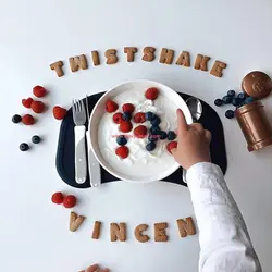 ست قاشق چنگال و کارد استیل تویست شیک سفید Twistshake
