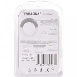 دندانگیر حلقه ای کودک تویست شیک سفید طوسی Twistshake