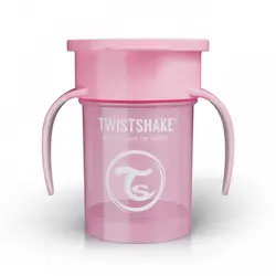 لیوان 360 درجه تویست شیک صورتی Twistshake
