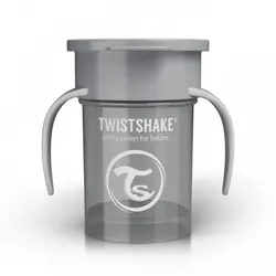 لیوان 360 درجه تویست شیک طوسی Twistshake