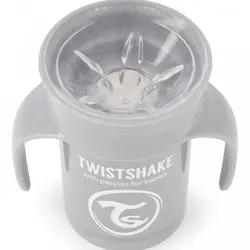 لیوان 360 درجه تویست شیک طوسی Twistshake