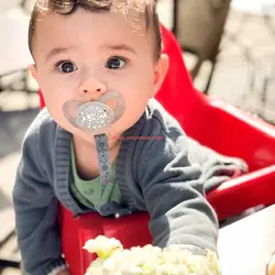 بند پستانک طوسی تویست شیک Twistshake