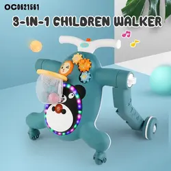 واکر 3 کاره کودک طرح خرس multifunctional bear