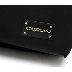 کوله پشتی لوازم نوزاد زیپ طلایی مشکی کالرلند Colorland
