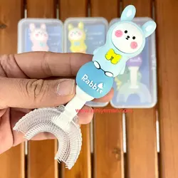 مسواک یو شکل کودک 360 درجه