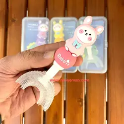 مسواک یو شکل کودک 360 درجه