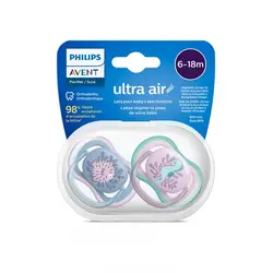 پستانک دو عددی ultra air (6-18ماه) فیلیپس اونت