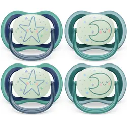 پستانک الترا ایر شب تاب دو عددی 18-6 ماه اونت