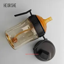 لیوان آبمیوه خوری 300 میل مشکی هی اور شی He or She