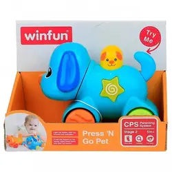 اسباب بازی سگ چرخ دار موزیکال وین فان WINFUN 00733