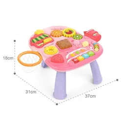 واکر و میز بازی دو کاره He-0815 صورتی هانگر HUANGER