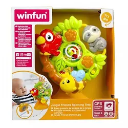 درخت حیوانات جنگل چسبان اسباب بازی وین فان 00769 WINFUN