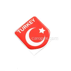 برچسب ژله ای طرح پرچم ترکیه TURKEY
