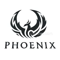 استیکر برچسب شیشه خودرو طرح PHOENIX