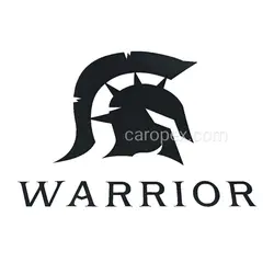 استیکر برچسب شیشه خودرو طرح WARRIOR