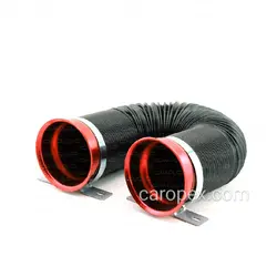 لوله رابط فیلتر هوا دو سر استیل آکاردئونی