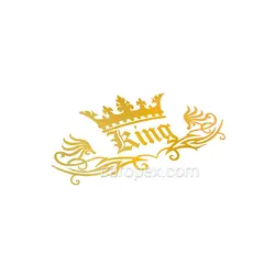 استیکر برچسب شیشه خودرو طرح KING