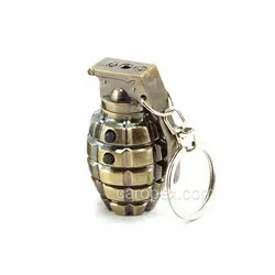 جاسوئیچی فانتزی فلزی نارنجک Grenade (لیزر و چراغ قوه)