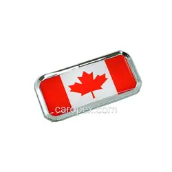 آرم ژله ای مستطیل طرح پرچم کانادا CANADA