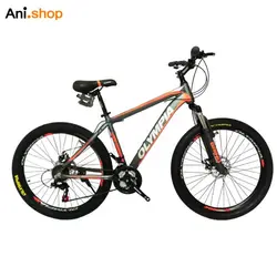دوچرخه کوهستان المپیا سایز 26 Shimano آلومینیوم کمک دار دو دیسک دنده کلاجی کد 504