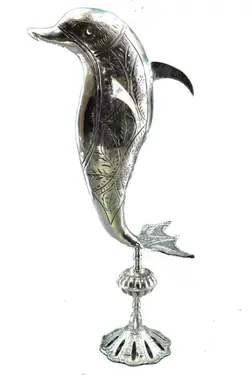 دلفین پایه دار برنجی کد AM3