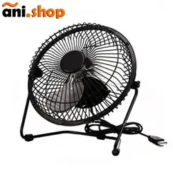 مینی پنکه رومیزی فلزی USB  کوچک