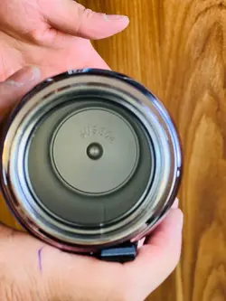 فلاسک هوشمند یک لیتری استیل دوجداره با نگهداری بالا دما دماسنج دار جینگ بنگ سرد و گرم کوهنوردی و مسافرتی