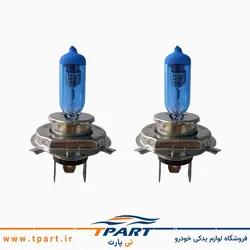 لامپ طرح زنون یخی پژو 206 SD (صندوقدار) بسته 2 عددی