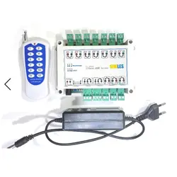ریموتی کردن روشنایی باغ و ویلا و منزل-12 کاناله(یک ریموت همراه محصول)