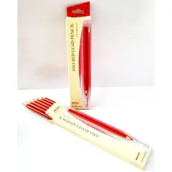 مداد قرمز روزنامه ای(فاقد چوب)آسیا یک قراص144 عددی