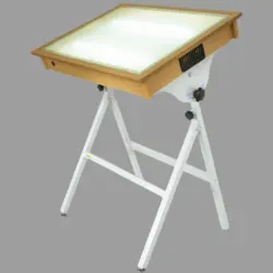 میز نور مهندسیMDF نقاله ای فلزی(120*80)پارسیان برد