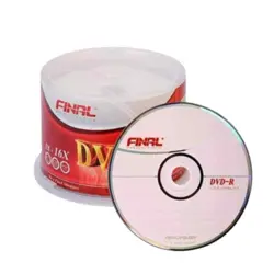 DVD خام فینال کارتن 600 عددی