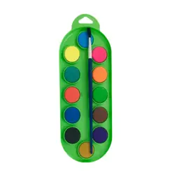 آبرنگ 12 رنگ با جعبه توتو