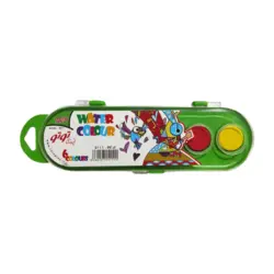 آبرنگ 6 رنگ با جعبه توتو