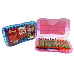 پاستل 12 رنگ کیفی پلاستیکی توتو