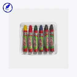 پاستل 6 رنگ مقوایی توتو