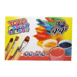 گواش 6 رنگ 30 میل جعبه ای توتو