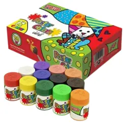 گواش 12 رنگ 30 میل جعبه ای توتو