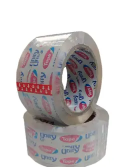 چسب نواری کریستال پهن شیشه ای 45 میکرون Unity90 یارد 6 حلقه