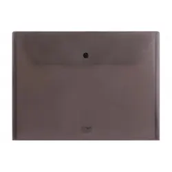 پوشه دکمه دار آ4 شفاف پاپکو 105-A4T بسته 10 عددی