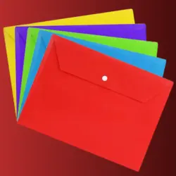 پوشه دکمه دار آ5 (Pkht) رنگ جور بسته 1000 جلدی