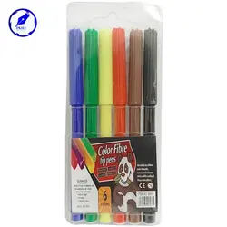 ماژیک نقاشی 6 رنگ طلقی پاندا 858