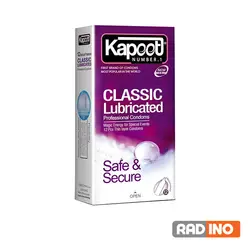 کاندوم کلاسیک لوبریکانت کاپوت مدل Kapoot Classic Lubricated - رادینو پلاس
