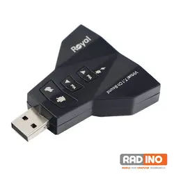 کارت صدا ولوم دار رویال مدل Royal RS-702 - رادینو پلاس