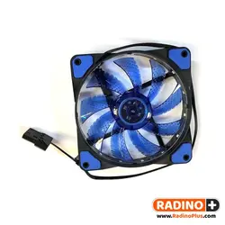 فن کیس 12 در 12 گیمینگ LED دار فن آبی evercool - رادینو پلاس