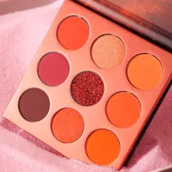 سایه چشم 9 تایی قرمز ریلیتی از برند Docolor