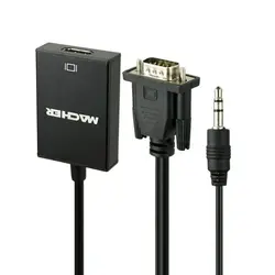 تبدیل HDMI به VGA مچر مدل MR-207 به همراه کابل پاور