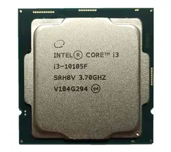 پردازنده مرکزی اینتل سری Comet Lake مدل Core i3-10105F بدون جعبه